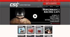 Desktop Screenshot of customswimcaps.com